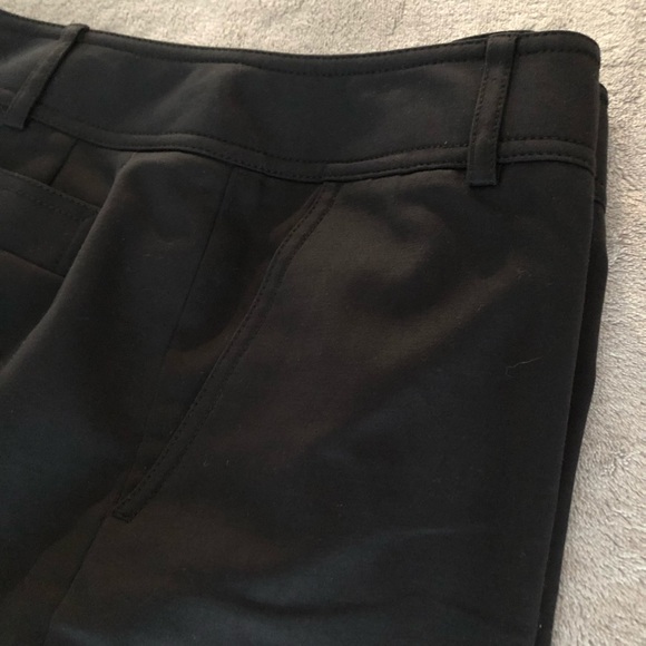 ELLEN TRACY BLACK WIDE ANKLE PANTS WITH CUFFS - Picture 7 of 7